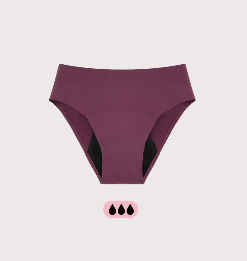 Bezszwowe figi menstruacyjne - 100% ochrony
