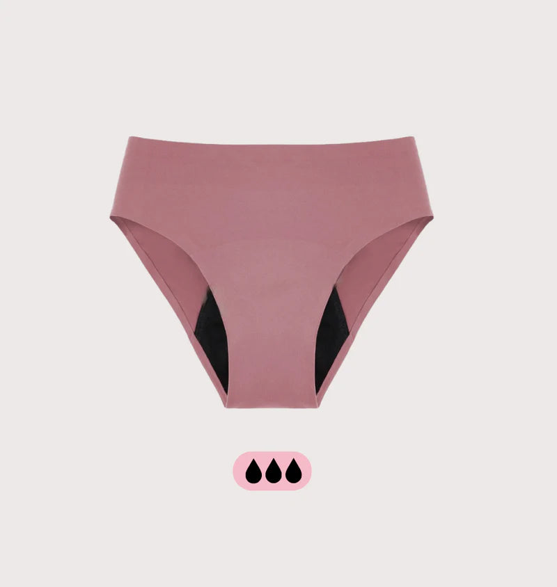 Bezszwowe figi menstruacyjne - 100% ochrony