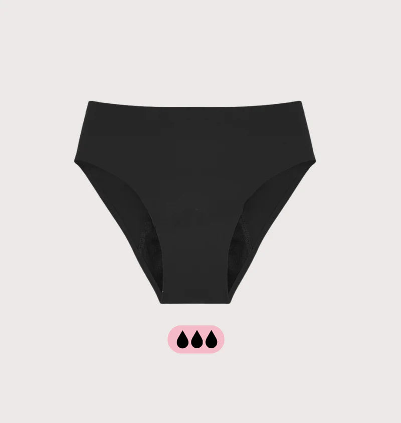 Bezszwowe figi menstruacyjne - 100% ochrony