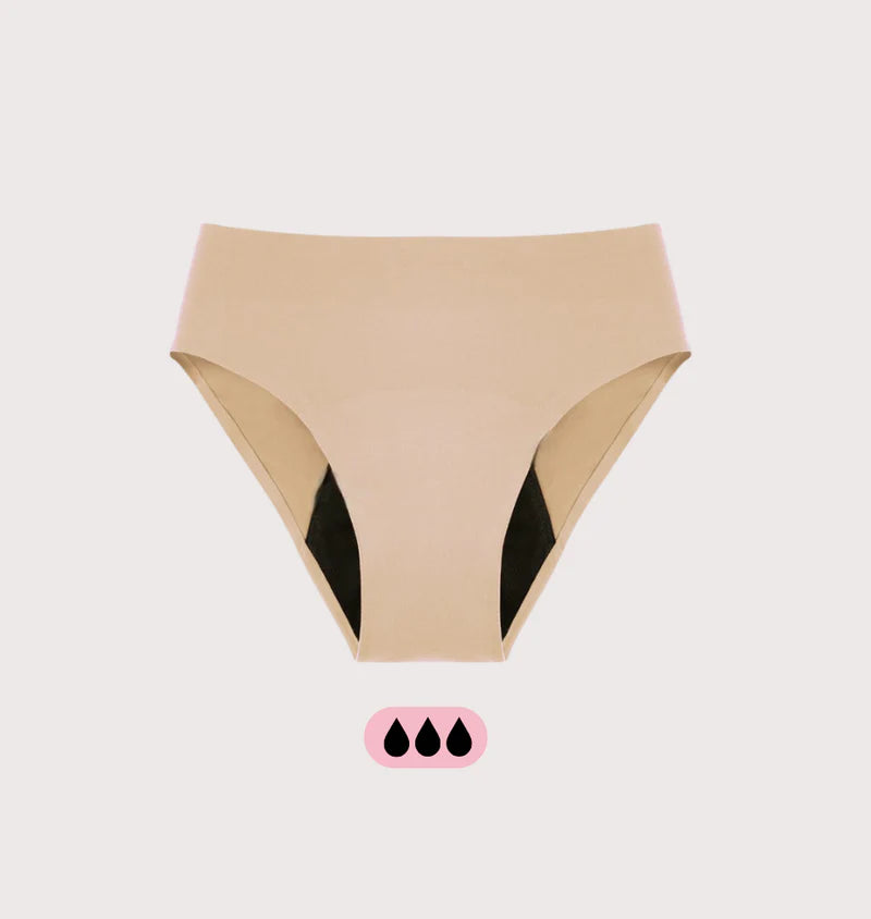 Bezszwowe figi menstruacyjne - 100% ochrony