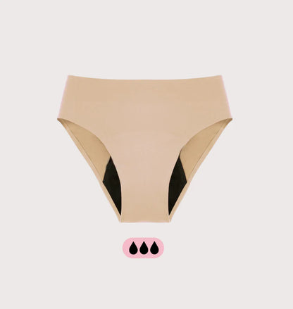 Bezszwowe figi menstruacyjne - 100% ochrony