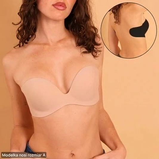 Biustonosz samoprzylepny push-up bez ramiączek