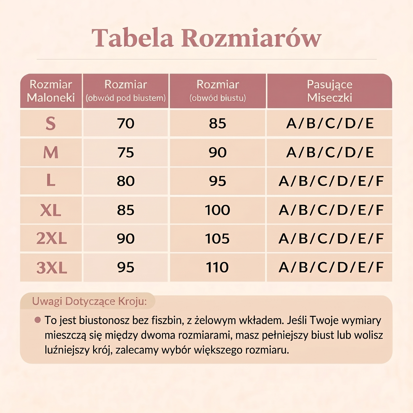 Biustonosz | second-skin - Maloneki