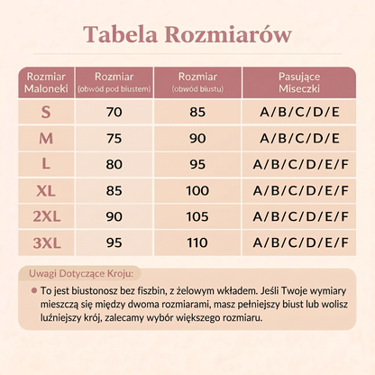 Biustonosz | second-skin - Maloneki