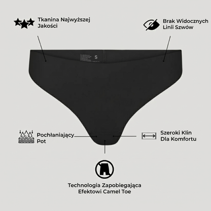 Niewidoczne stringi korygujące (Anty-Camel Toe) - Maloneki
