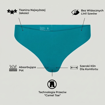 Niewidoczne stringi korygujące (Anty-Camel Toe) - Maloneki
