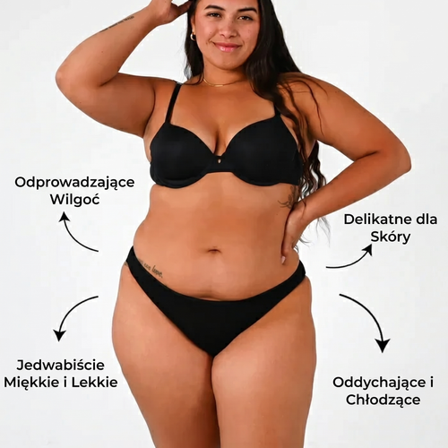 Wyjątkowo miękkie i oddychające bikini z włókna bambusowego